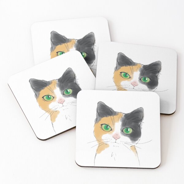 Item preview, Tricolor cat designed and sold by RinRiver.