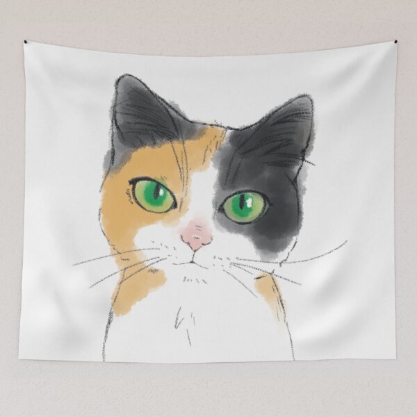 Item preview, Tricolor cat designed and sold by RinRiver.