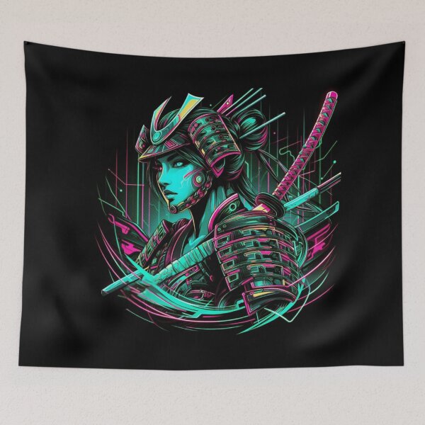 Item preview, cyber samurai 2 designed and sold by MissKaffeina.
