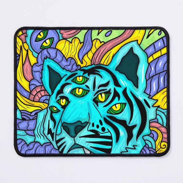 Item preview, Blue tiger designed and sold by Aiyinyangart.