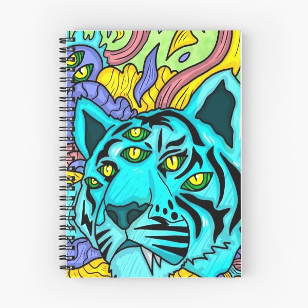 Item preview, Blue tiger designed and sold by Aiyinyangart.