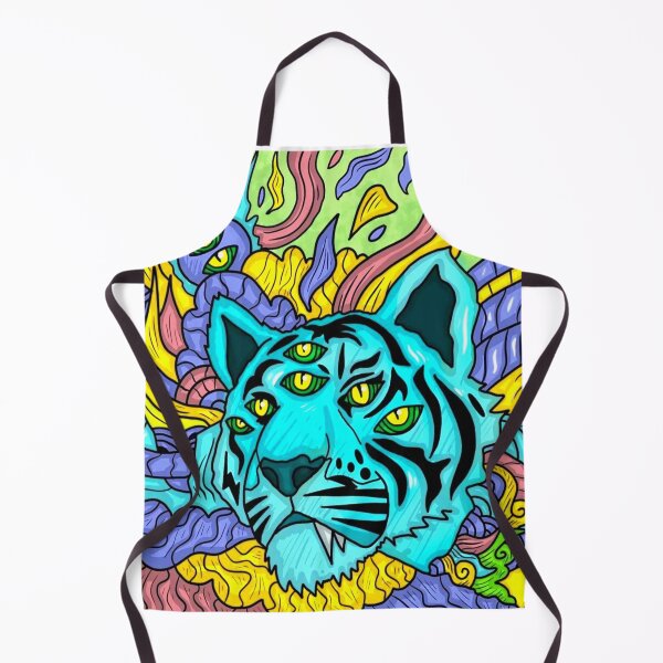Item preview, Blue tiger designed and sold by Aiyinyangart.