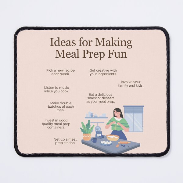 Item preview, Ideas for Making Meal Prep Fun designed and sold by TheFocusedShop.