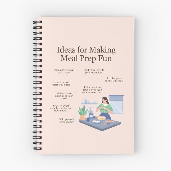 Item preview, Ideas for Making Meal Prep Fun designed and sold by TheFocusedShop.