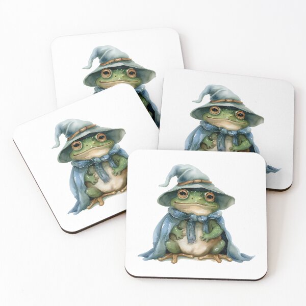 Item preview, Watercolor magician frog | Wizard toad | Sorcerer frog | Wizard frog | Cute froggie 2 designed and sold by Yaremchuk.