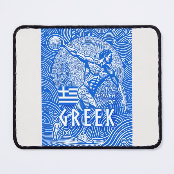 Item preview, The power of Greek (blue) designed and sold by BubblyDelight.
