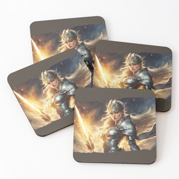 Item preview, Warrior of Light: Guardian of Cosmic Balance designed and sold by InnerGrow.