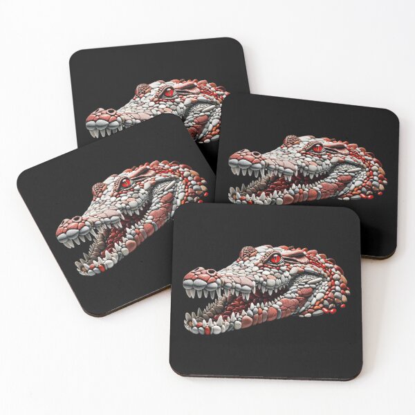 Item preview, Stealth Hunter Crocodile Pebble Art Depiction designed and sold by MachineDesigned.