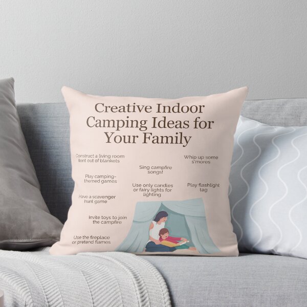 Item preview, Creative Indoor Camping Ideas for Your Family designed and sold by TheFocusedShop.