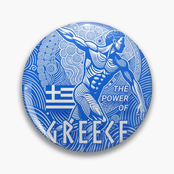 Item preview, The power of Greece (blue) designed and sold by BubblyDelight.