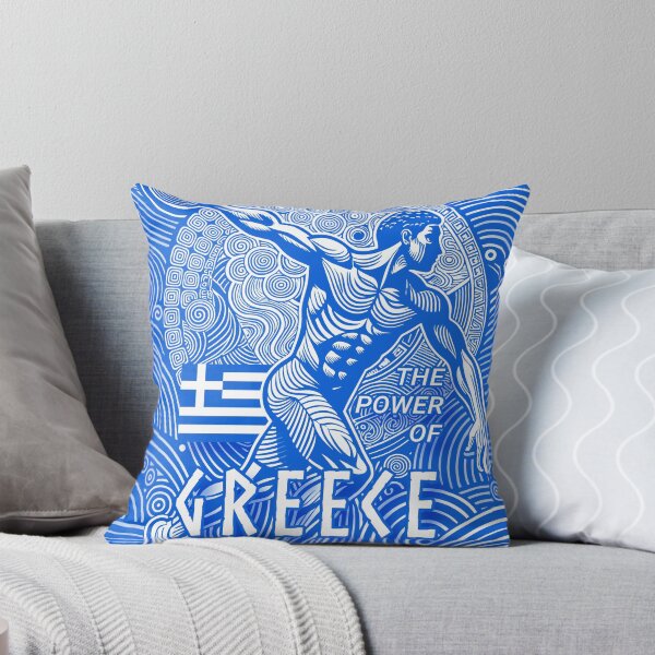 Item preview, The power of Greece (blue) designed and sold by BubblyDelight.