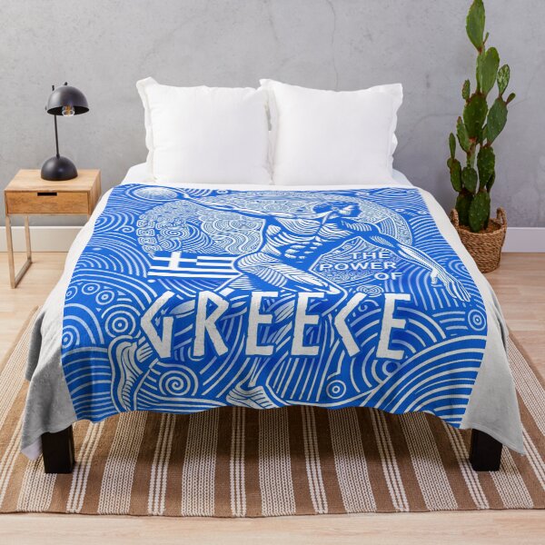 Item preview, The power of Greece (blue) designed and sold by BubblyDelight.