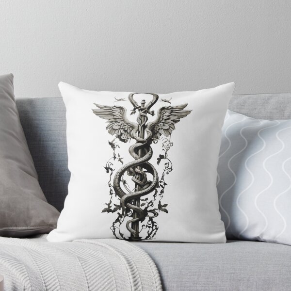 Item preview, Caduceus Rod, Staff of Hermes, Greek Mythology designed and sold by DesignMindsIA.