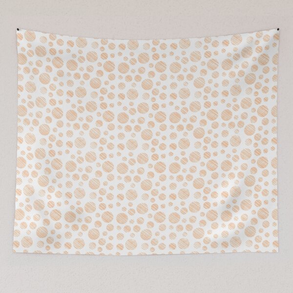 Item preview, Peach fuzz Bubbles on white background designed and sold by Erinelyse827.