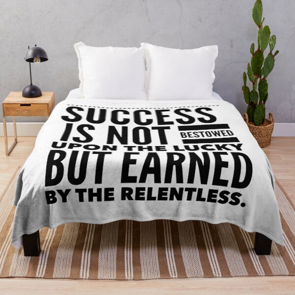 Item preview, Earned Success: Relentless Pursuit Pays Off - Never Give Up designed and sold by Soaring Eagle.