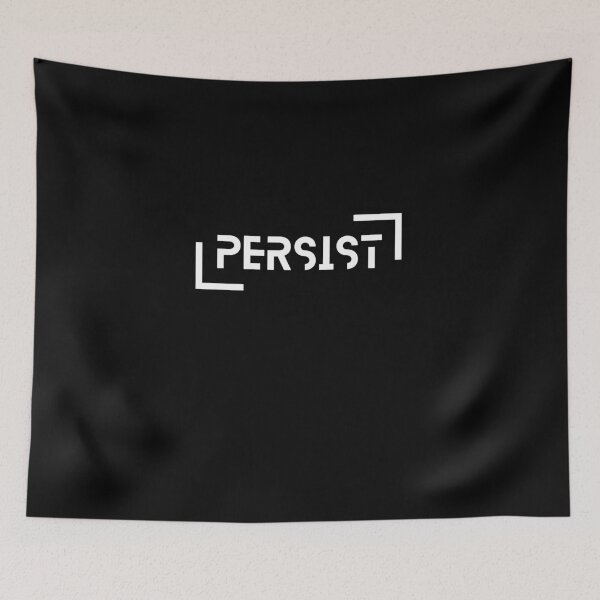Item preview, Persist || Futuristic || Modern || Black and white designed and sold by ShopWearInspire.