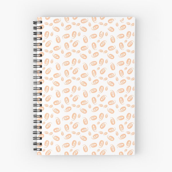 Item preview, Peach Fuzz swirls on white background designed and sold by Erinelyse827.