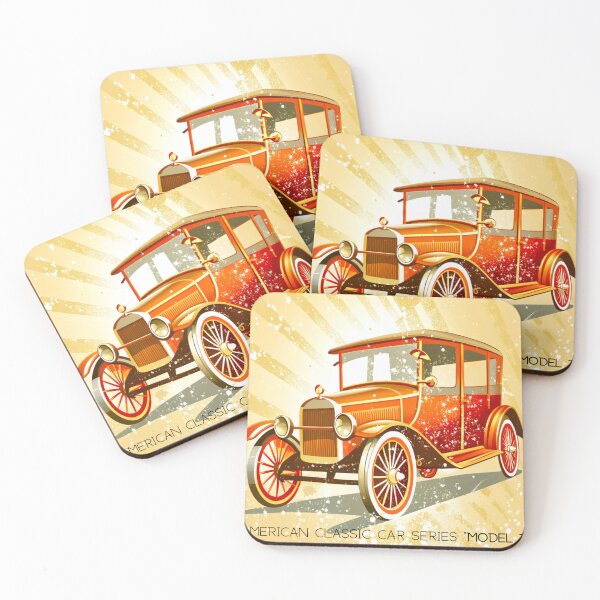 Item preview, Vintage American Cars Series: A Nostalgic Journey designed and sold by Colorful-Garden.