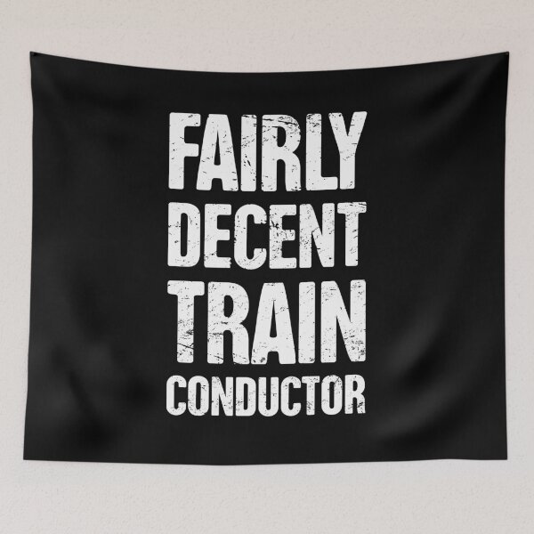 Item preview, Retro Vintage Rail Crew Railroad Train Conductor designed and sold by Jam Jar.