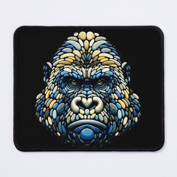 Item preview, Midnight Wisdom Gorilla Pebble Art designed and sold by MachineDesigned.