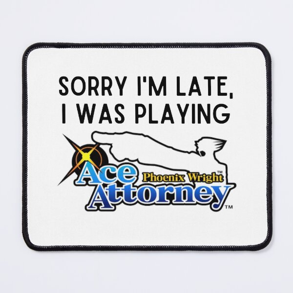 Item preview, sorry I'm late I was playing ace attorney designed and sold by BookwormDesigns.