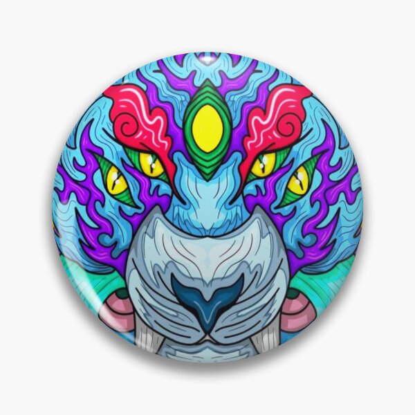 Item preview, Blue tiger designed and sold by Aiyinyangart.