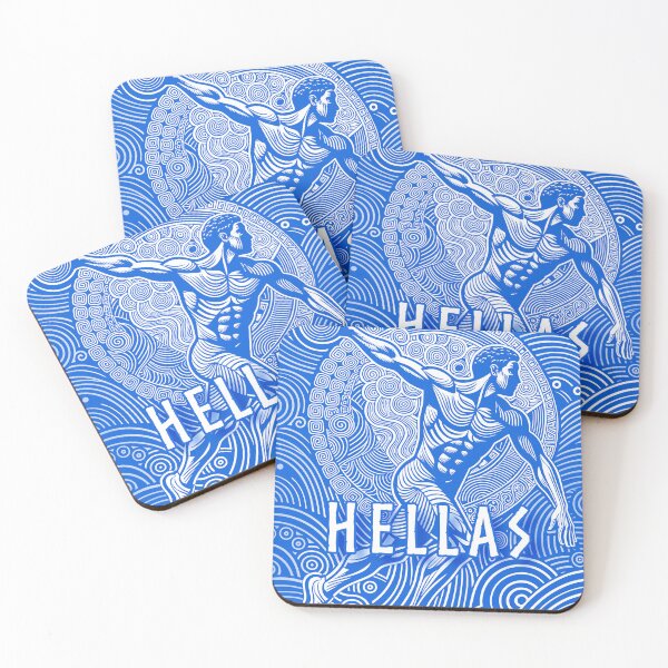 Item preview, Hellas (blue) designed and sold by BubblyDelight.