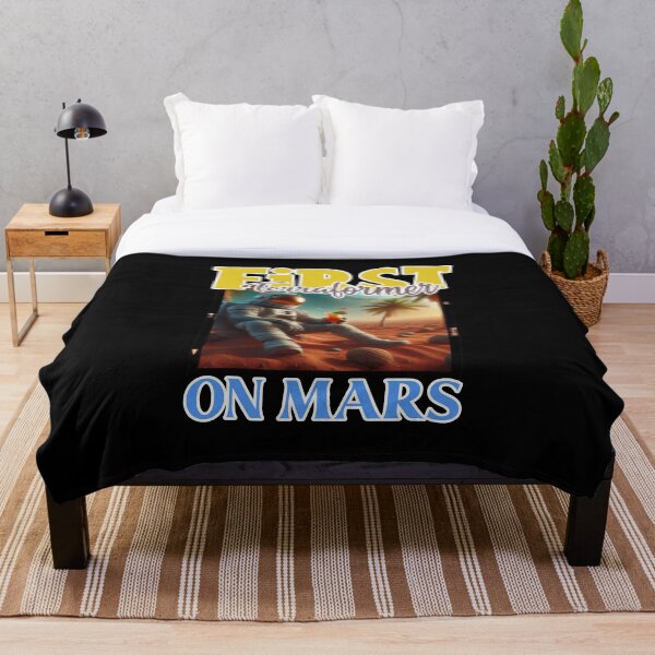 Item preview, First Terraformer on Mars: Red Planet Pioneer in Red, Orange, Brown, Black, Gray, White, and Silver designed and sold by SplashTastic.