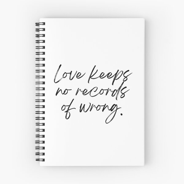 Item preview, Love Keeps No Records of Wrong designed and sold by MossHollow.