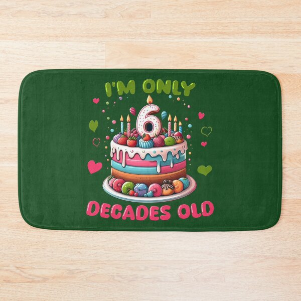 Item preview, I'm Only 6 Decades Old happy 60th birthday humor designed and sold by AlchemyColor.