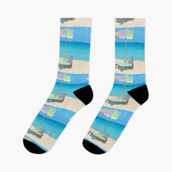 Item preview,  Deckchair on Sandy Beach designed and sold by Art-Babble.