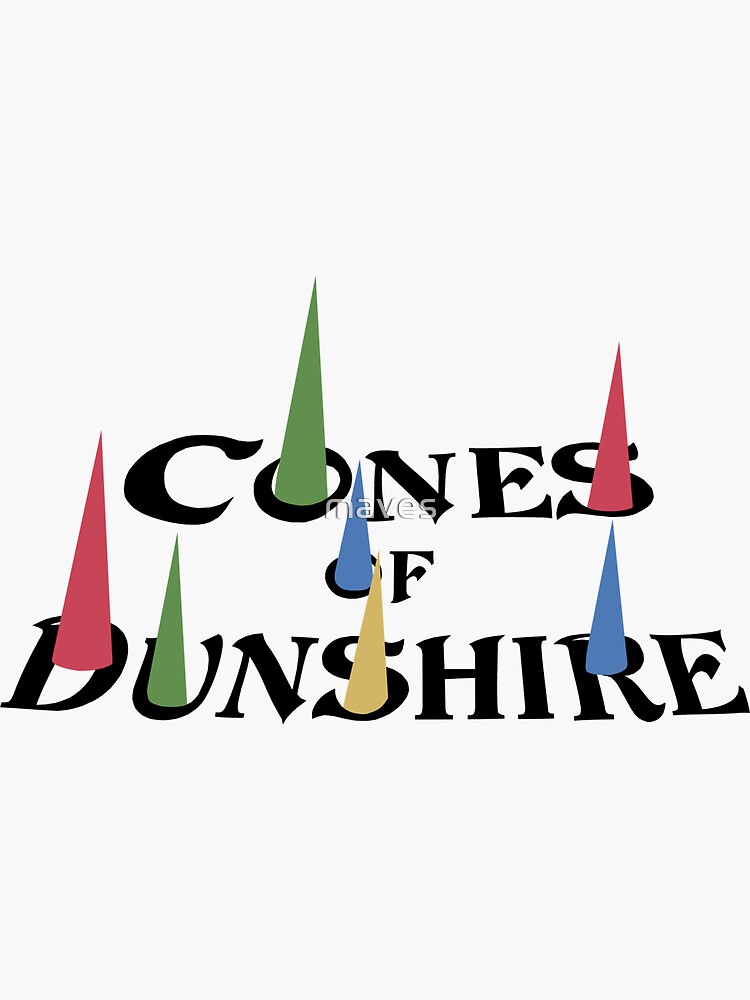 "cones of dunshire" Sticker for Sale by maves Redbubble
