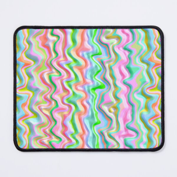 Item preview, 3D Wavey Pastel Rainbow Vertical Stripe Pattern designed and sold by TheRulerofEarth.