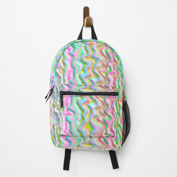 Item preview, 3D Wavey Pastel Rainbow Vertical Stripe Pattern designed and sold by TheRulerofEarth.