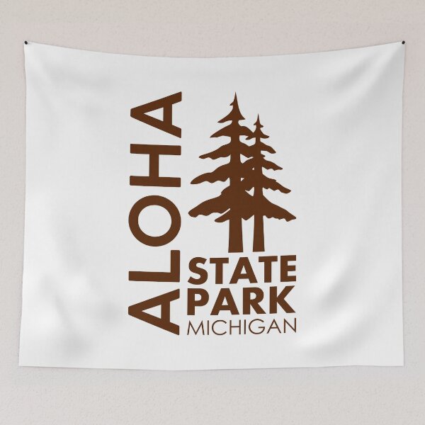 Item preview, Aloha State Park Michigan Pines designed and sold by bivenart.