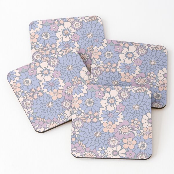 Item preview, Intangible Buttercups - Periwinkle designed and sold by latheandquill.