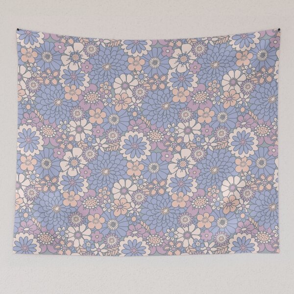 Item preview, Intangible Buttercups - Periwinkle designed and sold by latheandquill.