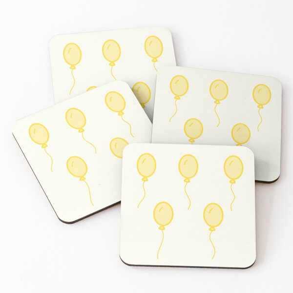 Item preview, Yellow Transparent Balloons Set Pack designed and sold by wonderxwander.