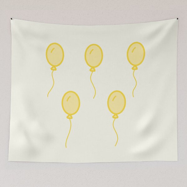 Item preview, Yellow Transparent Balloons Set Pack designed and sold by wonderxwander.