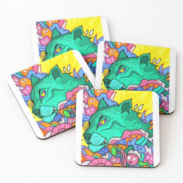 Item preview, Green tiger designed and sold by Aiyinyangart.
