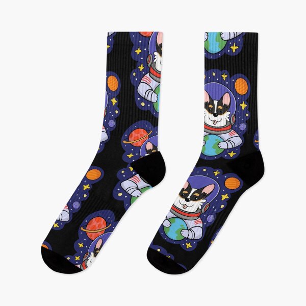 Item preview, Corgi in Space designed and sold by DrawsCutePaws.