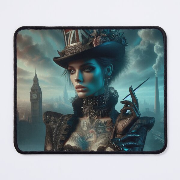 Item preview, Clamor Aristocratic Gothic Lady Portrait Fashion Artificial intelligence Ai designed and sold by AiPoliviosArt.
