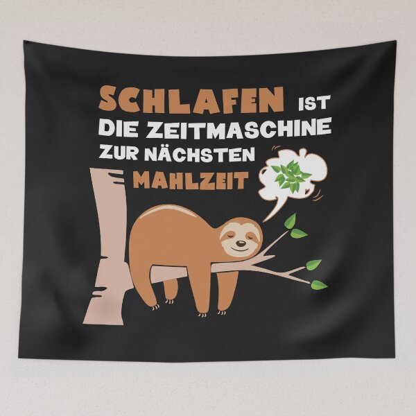 Item preview, Faultier, das gerne lange schläft & leckeres Essen mag. Geschenkidee. designed and sold by silentcolors.