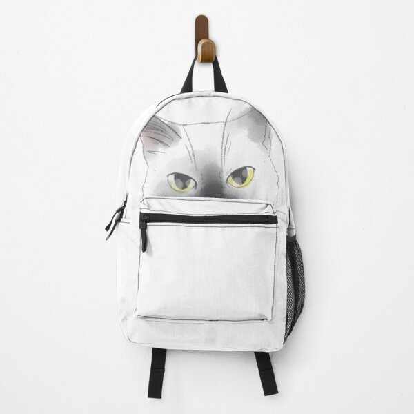 Item preview, White and gray cat designed and sold by RinRiver.