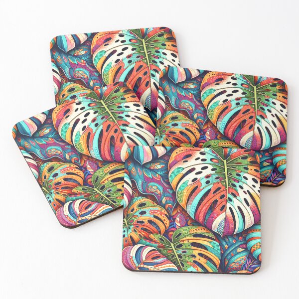 Item preview, Bohemian Monstera Tropical Plant Leaves designed and sold by HippieFarms11.