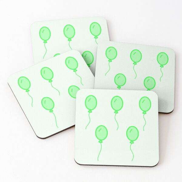 Item preview, Green Transparent Balloons Set Pack designed and sold by wonderxwander.