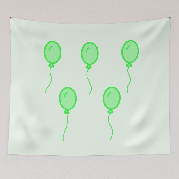 Item preview, Green Transparent Balloons Set Pack designed and sold by wonderxwander.