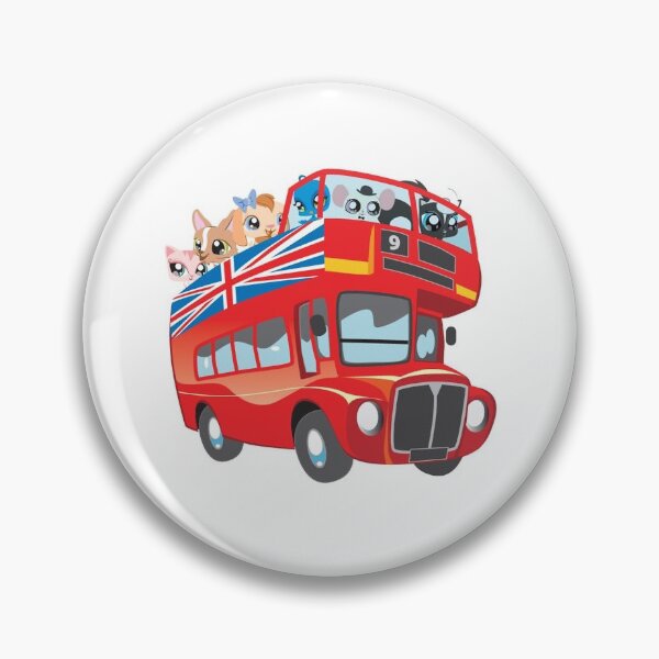 Item preview, littlest pet shop red bus art designed and sold by mcsaladboy.