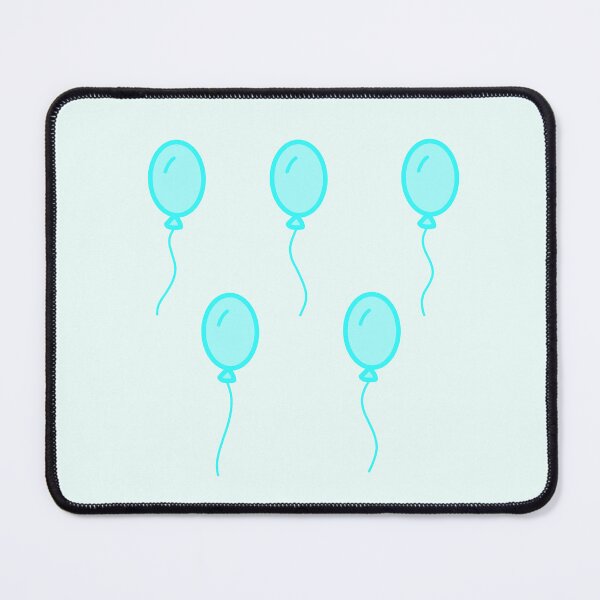 Item preview, Cyan Transparent Balloons Set Pack designed and sold by wonderxwander.
