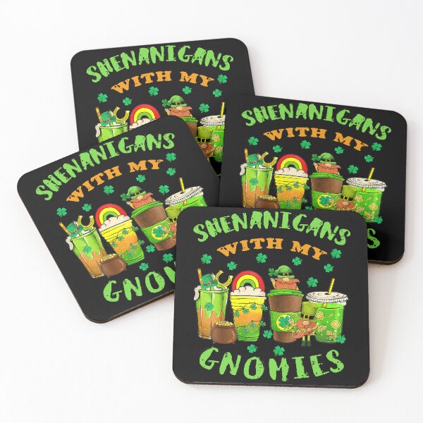 Item preview,  Funny Shenanigans With My Gnomies St Patrick's Day Gnome Shamrock designed and sold by YerrouDesing.